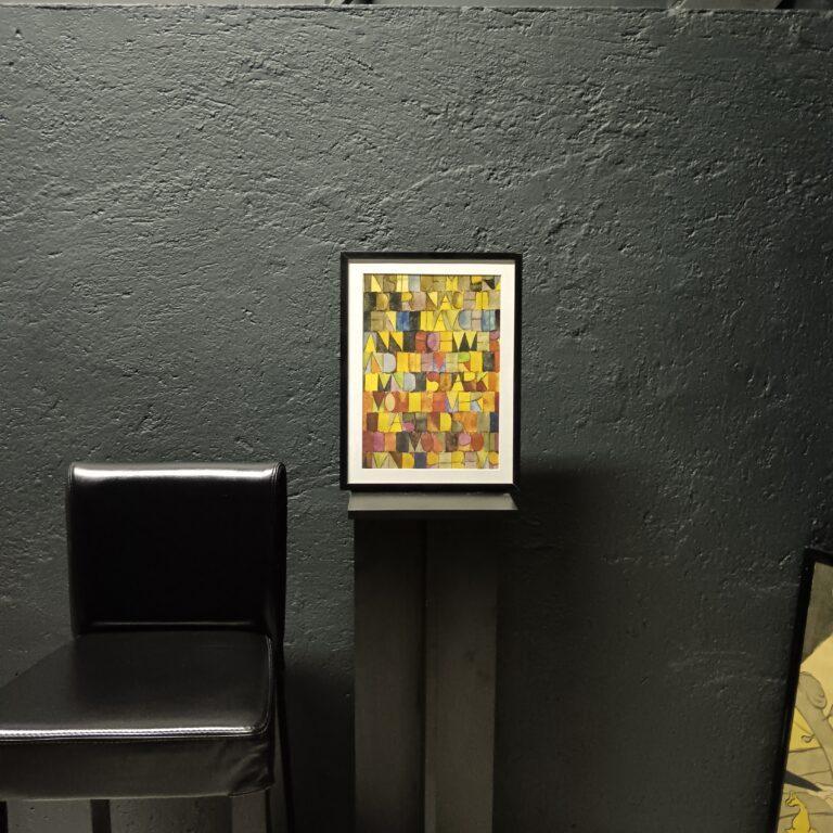 Stampa Artistica Parziale di "Once Emerged from the Gray of Night" di Paul Klee (1918) - antiquer.it